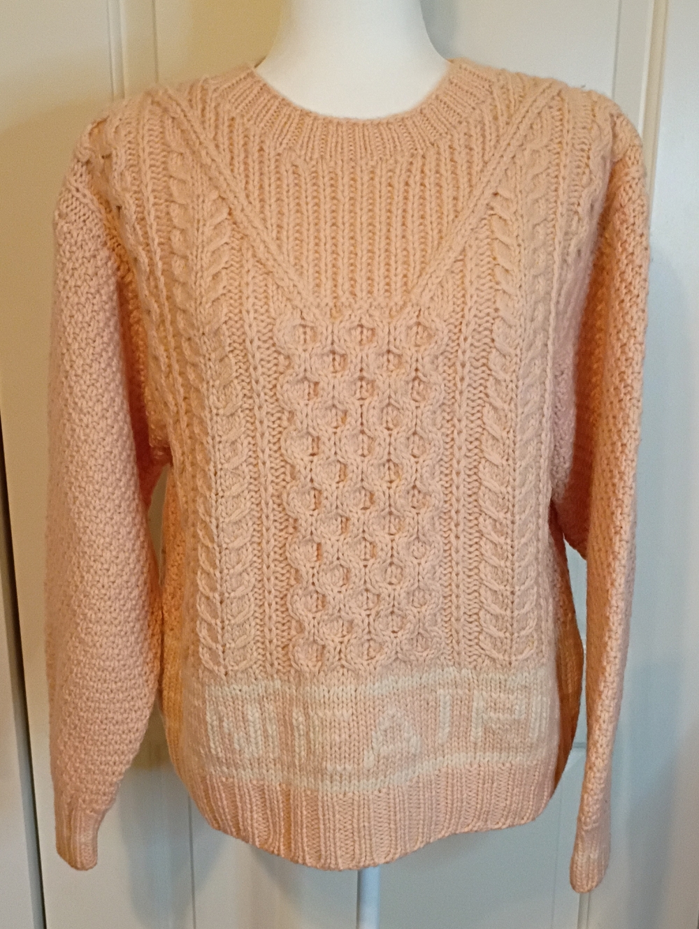 Avenue A Petites By Mireille Bitton Knit Wool Sweater Vintage Size Small